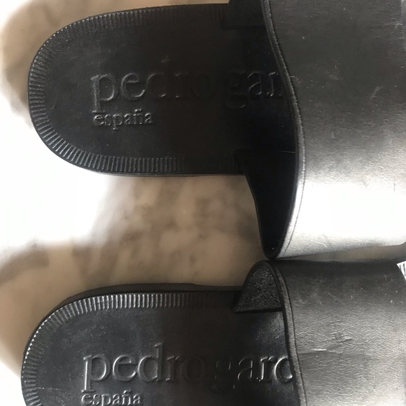 Pedro Garcia black chunky sandals with crystal 40 - Picture 3 of 5